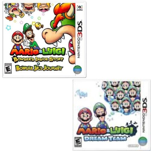 Mario & Luigi: Bowser's Inside Story+Bowser Jr.'s Journey/Dream Team 3DS Bundle