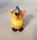 Disney Japan Yellow Gus Cinderella Ceramic Figurine Porcelain Mouse 2.5