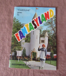 1964 Caroline Goes To Fantasyland Park Gettysburg  Booklet Jackie Kennedy