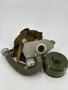 Soviet Era Children's Gas Mask. Complete With Filter, Carry Bag.