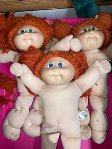 New ListingCabbage Patch Kids Lot 3 Vintage Dolls need TLC Redheads
