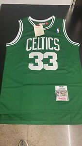 Larry Bird #33 Boston Celtics Green Jersey For Men