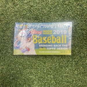 2019 Topps Heritage High Number MLB Baseball Hobby Box Sealed Box