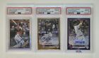 Lot Of 3 Topps Chrome Autograph MLB Baseball Sport Cards Graded PSA 10 Rookie RC