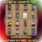 CASSETTE TAPES 80s METAL Metallica Iron Maiden Megadeth Sabbath BUILD UR OWN LOT