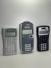 Lot of 3 Texas Instruments Scientific Calculators TI 30XS & TI 30XS IIS XIIB