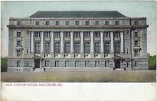 New Custom House, Baltimore, Maryland, German Made, 1900-1910's Postcard