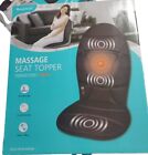 (FREE SHIPPING) Health Touch Massage Seat Topper w/ Vibration & Heat Massager