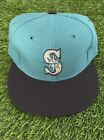 Vintage Seattle Mariners New Era Fitted Cap 7 1/8 Diamond Collection