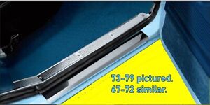 Stainless Steel Threshold Door Sill Set For 67 72 1967 1972 Ford Truck F100 F350 (For: Ford)