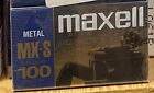 SEALED Maxell MX-S 100 Type IV Metal Blank Cassette Tape Japan lot NEW