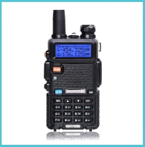 Digital Handheld Radio Scanner Fire Police VHF FM EMS Ham 2 Way Transceiver Dual