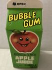 Vintage 1983 Topps APPLE JUICE Bubble Gum Carton FULL--NOS--Sealed