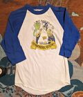 Vintage 80s Texas Renaissance Festival Raglan T-Shirt S 3/4 Sleeve Wizard Dragon