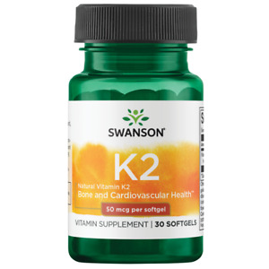 Swanson Vitamin K-2 - Natural 50 Mcg 30 Softgels
