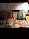 Lot of 9 Vintage Christmas 45rpm & Miscellaneous Records All With Sleeves Peter