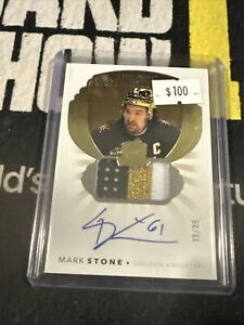 2021-22 The Cup Mark Stone Autograph Auto 13/25 Vegas Golden Knights NHL
