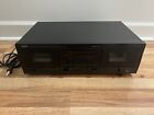 Yamaha Dual Deck Double Cassette Player & Recorder KX-W392 Working See Desc