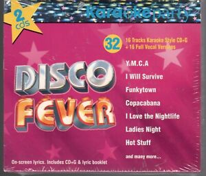 Karaoke Party Disco Fever 2 CD Box Set Enhanced Brand New Factory Sealed