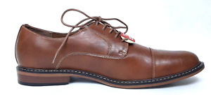 NEW Men's Size 12 Dexter Comfort Alec Captoe Lace-Up Derby Shoe Brown