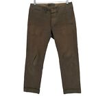 RRL Double RL Brown Speckled Pants 100% Cotton 30x32 - READ - REPAIR - FLAWS