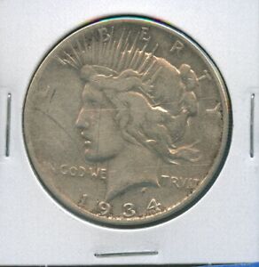 New Listing1934 S Peace Dollar $1 US Mint Rare Key Date Silver Coin #01 1934-S
