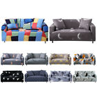 Printed Stretch Slipcover 1 2 3 4 Seat Spandex Sofa Covers Chair Couch Protector