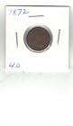 1872 Indian Head Penny, Cent Low Mintage Key Date