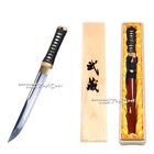 Musashi ASUKA Handmade Japanese Samurai Tanto Sword Sharp Blade with Wooden Box
