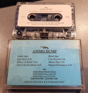 Ammo Dump Promo Underground Demo Cassette Tape Random Rap Hip Hop LA g-funk