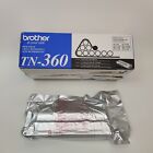 Genuine Brother TN-360 High Yield Toner Cartridge Black Factory Sealed OEM