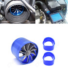 Blue Turbonator Turbo Short Ram Cold Air Intake Fuel Gas Saver Single Fan (For: Scion xD)