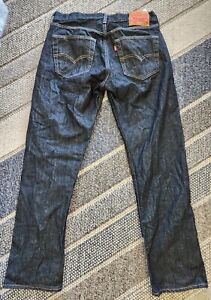 Levi's Men's 501 Original Shrink To Fit Jeans Straight Leg Button Fly, 33W x 32L