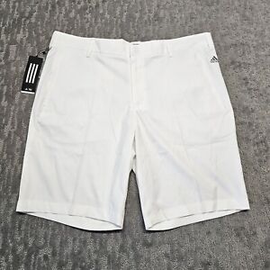 ADIDAS Golf Shorts 9” Inseam   White Size 38 NWT