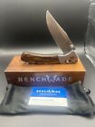 Benchmade 15085-2 Mini Crooked River Folding Knife S30v Stabilize Wood Mint