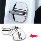 4x Car Accessories Chrome Decorative Stainless Steel Door Lock Protective Covers (For: Toyota Corolla)