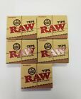 Raw Natural Unrefined Pre-Rolled Filter Tips 5 Pack 21 Tipps/Pack total 105 Tips