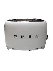 Smeg 50s Retro Line 2-Slice Toaster (White) OB NEW TESTED WORKS READ
