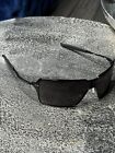 USED Oakley OO4041-01 Probation Black Frame Black Iridium Warm Gray Sunglasses