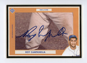 Roy Campanella 2022 Bowman Transcendent 1/1 Oversized Cuts Signature Signed Auto