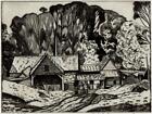 Ethelbert White (1891-1972) - Pencil Signed Etching - The Valley Farm - 1/50