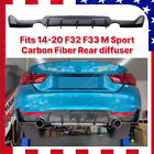 For 2014-2020 F32 BMW 435i M Sport Carbon Fiber Painted Rear Diffuser Duo Outlet