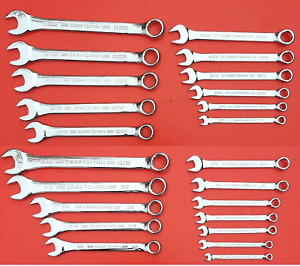 NEW CRAFTSMAN 23 Piece FULL POLISHED SAE & METRIC Combination Wrench set