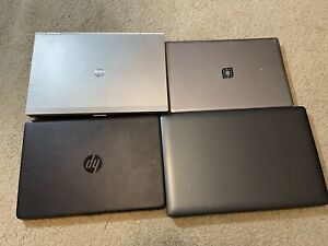 New ListingLot of 4 laptops - 2x HP, 2x Misc -  Untested As Is