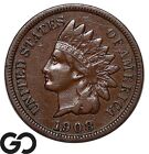 New Listing1908-S Indian Head Cent Penny, Choice AU Better Date
