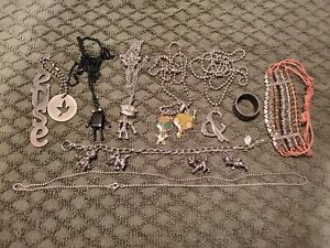 Lot Costume Fashion Jewelry Hot Topic Robot Necklace Invader Zim Music Disney