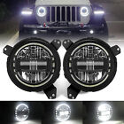 Projector LED Halo Headlights Combo For Jeep Wrangler JL for Gladiator 2018-2024 (For: 2018 Jeep Wrangler)