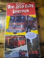 ALL ABOUT BIG RED FIRE ENGINES VHS VIDEO, LEARN ENGINES, LADDERS & FIREFIGHTERS