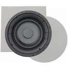 Earthquake Sound SUB8 8″ 8-Ohm 300 Watts Passive In-Wall or In-Ceiling Subwoofer