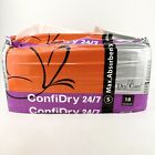 ConfiDry 24/7 Adult Diaper Overnight Thick Plastic Backed Brief Nappy Small Full